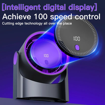 Bladeless Desktop & Wall Fan – 100 Speeds, USB Timer